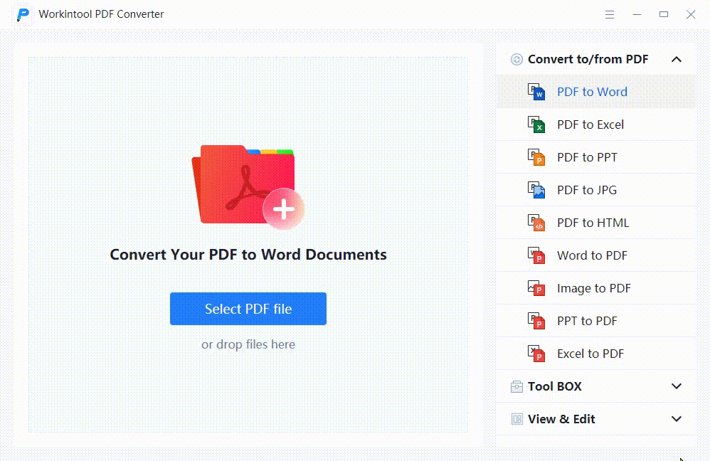 extract images from pdf in workintool