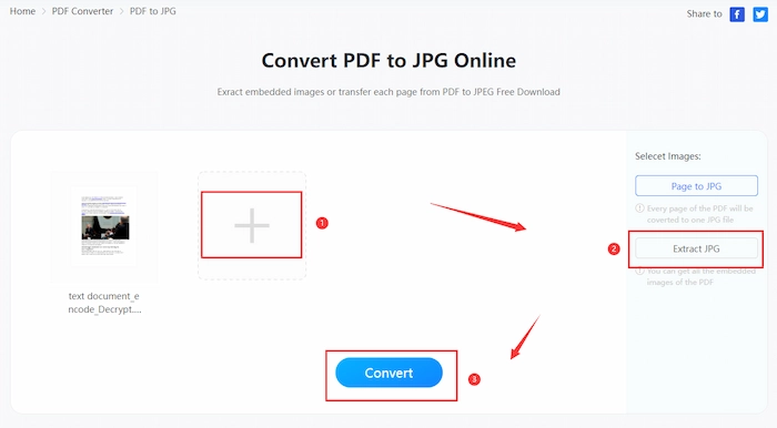 extract images from pdf online