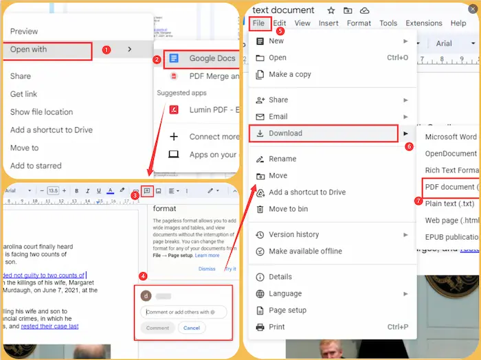 how to annotate a pdf in google drive