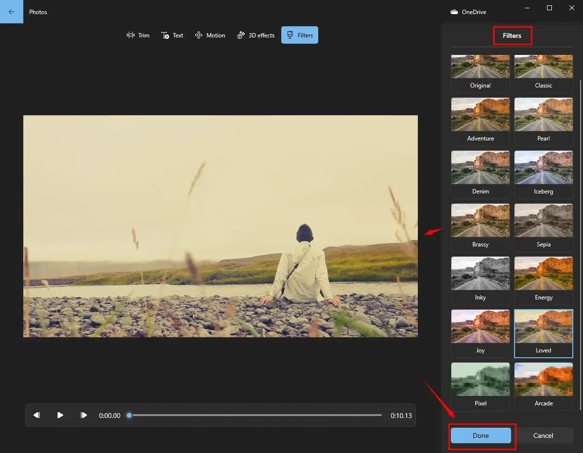 how to color correct a video in video editor