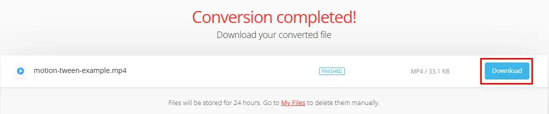 how to convert gif to video in convertio 2