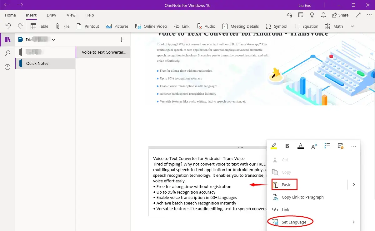 how to extract text from an image in onenote on windows 2