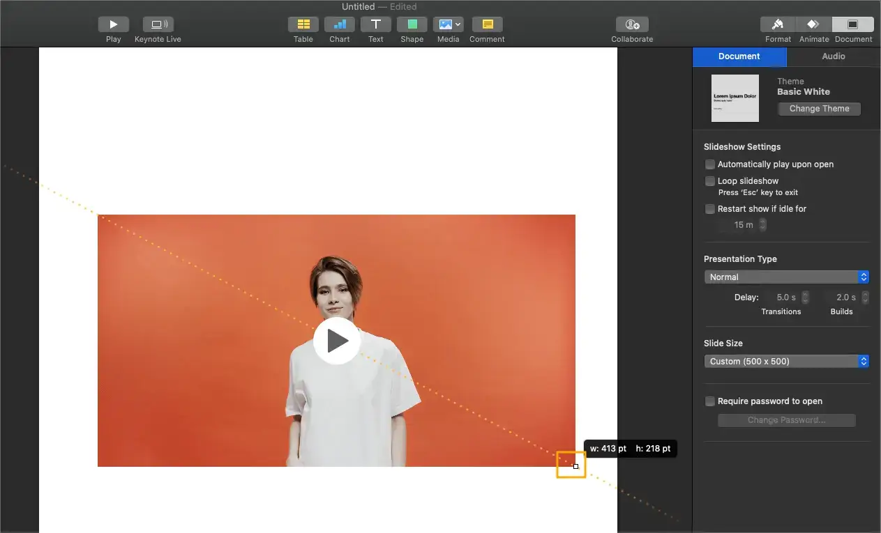 how to make a square video on mac in imovie 3
