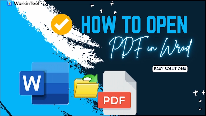 how to open a pdf in word