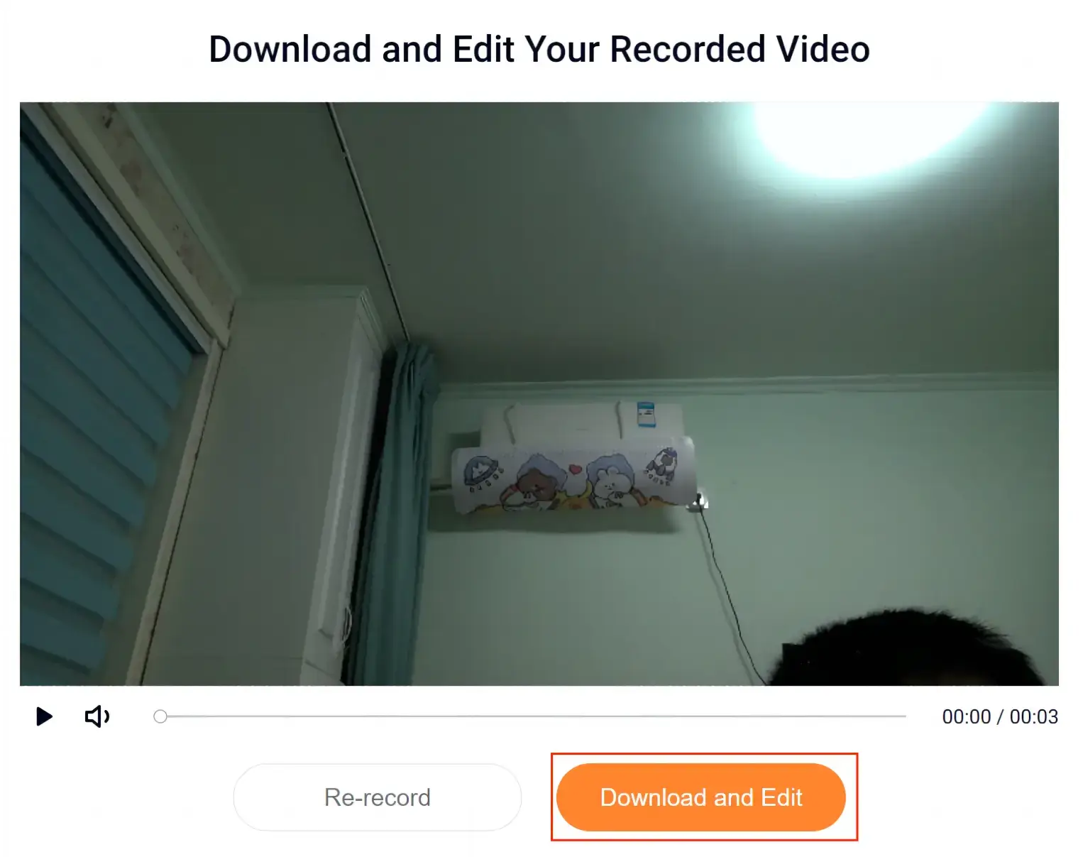 how to record video from webcam in flexclip 2