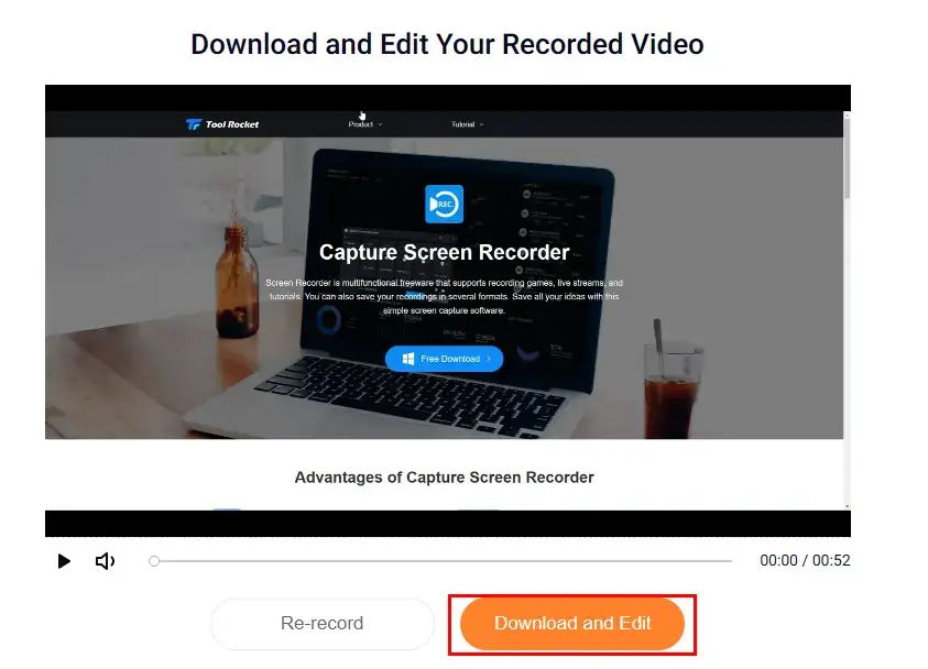 how to screen record without background noise in flexclip 2