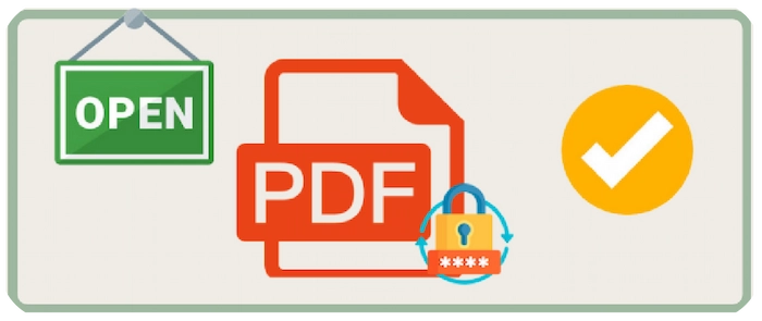 open a password protected pdf