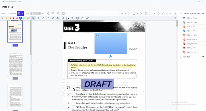 pdf annotator workintool pdf converter