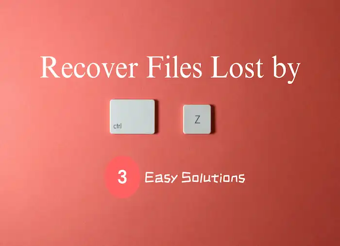 recover files lost or deleted by ctrl z