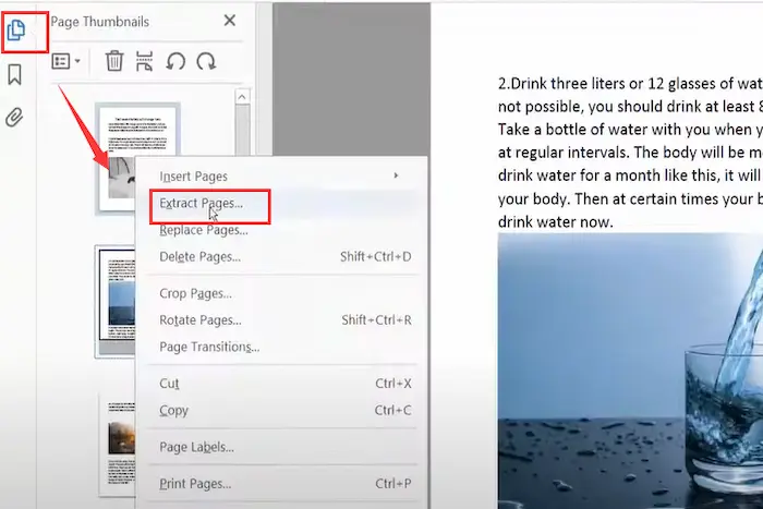 way 2 to extract images from pdf adobe