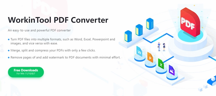 workintool pdf converter functinal page