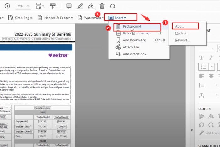 change pdf background color in adobe acrobat