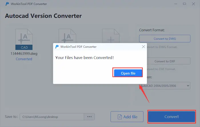 convert autocad higher version to lower version offline