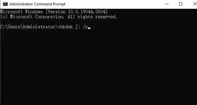 fix usb no media error in disk management by chkdsk