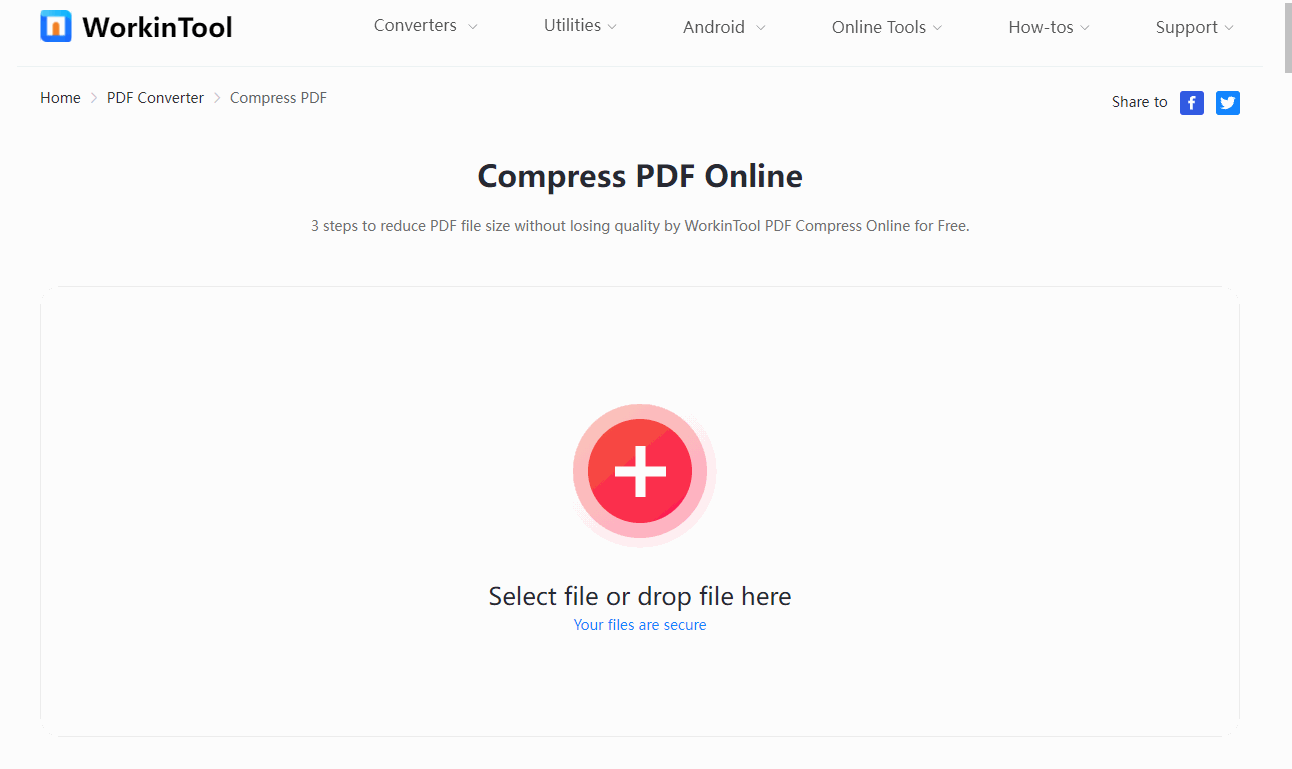 Compress PDF - Reduce PDF size without losing quality