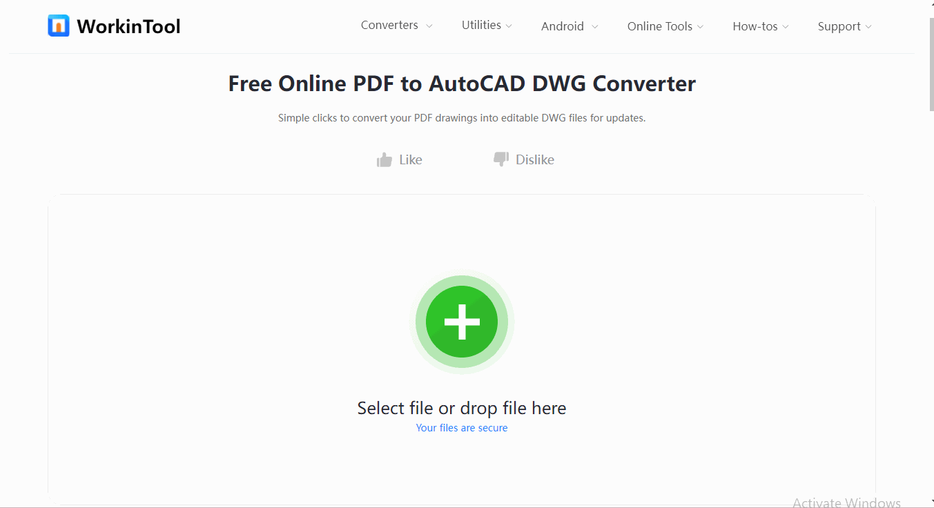 how to convert pdf to dwg online