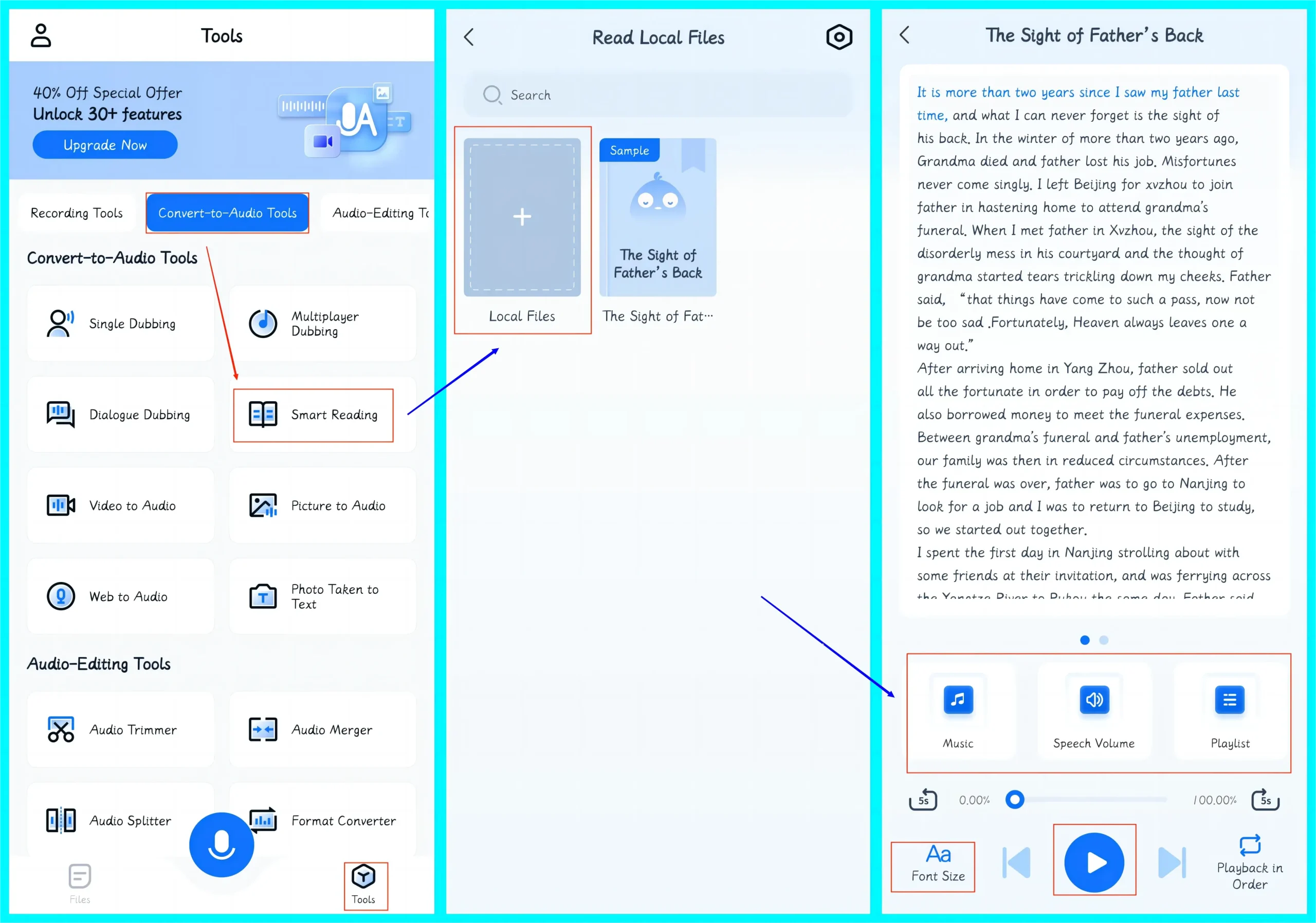 how to convert text to speech on android with workintool transvoice