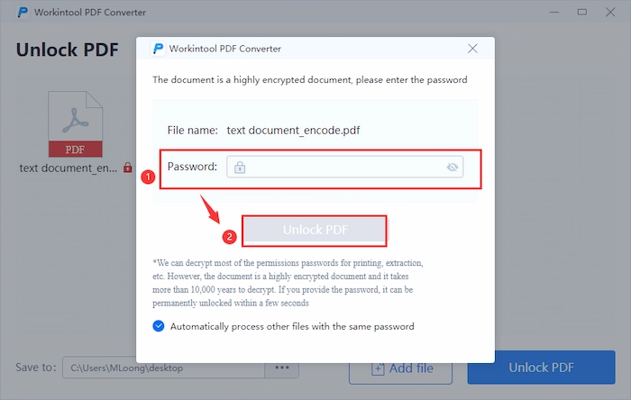 how to copy text from secured pdf by workintool
