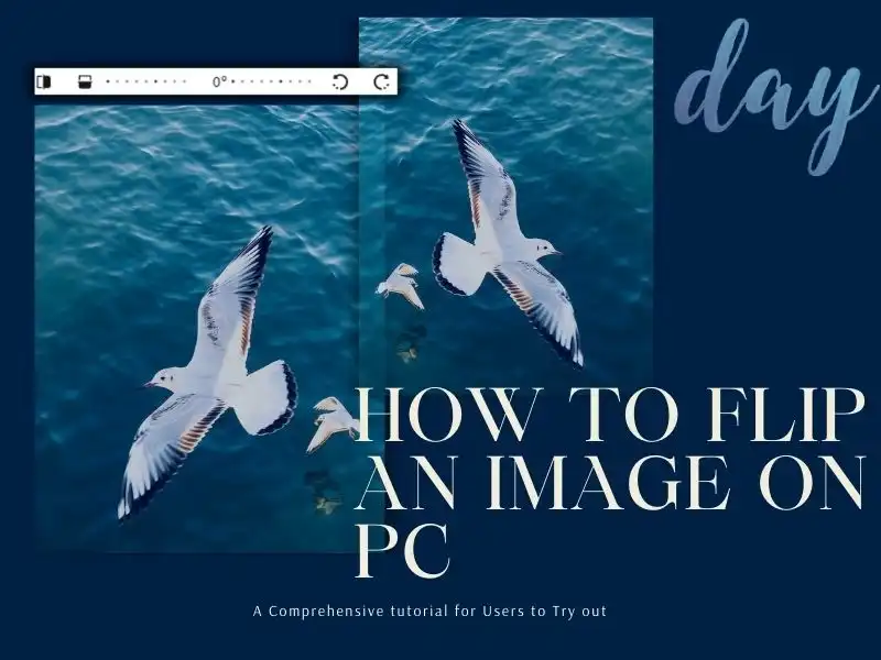 how to flip an image poster