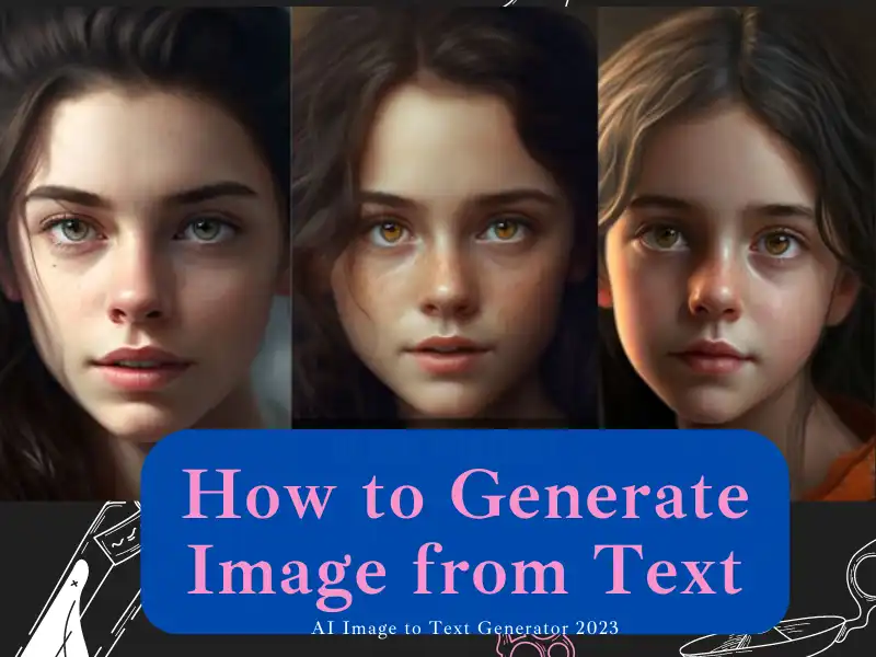 how to generate image to text poster