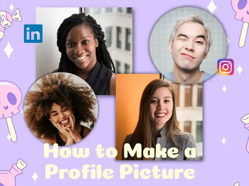 how to make a profile picture poster