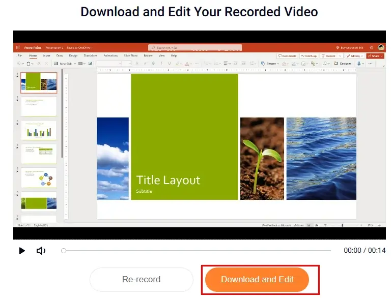 how to record a powerpoint presentation online with flexclip 2
