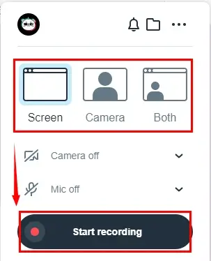 how to record a vimeo video online via vimeo screen recorder 1