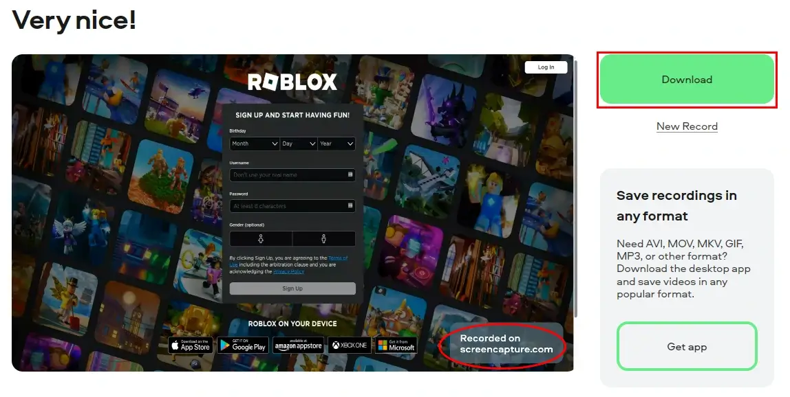 how to record on roblox online with screen capture 3