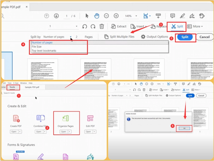 How to split PDF on Mac