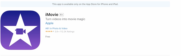 imovie interface