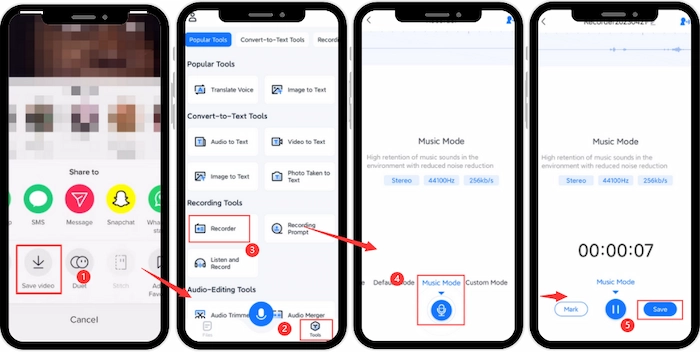 make a tiktok sound your ringtone transvoice way two