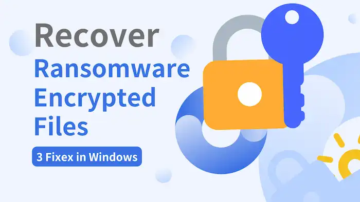 recover ransomware encrypted files