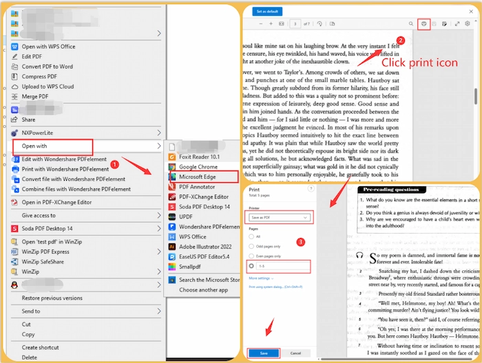 remove pages from pdf in edge
