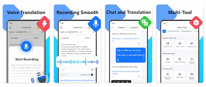 best speech to text app transvoice