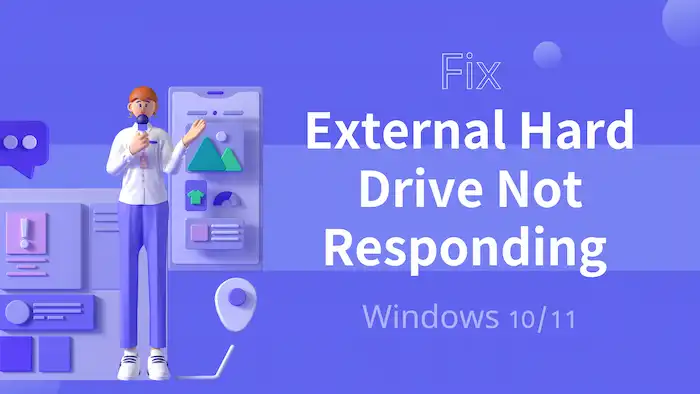fix external hard drive not responding