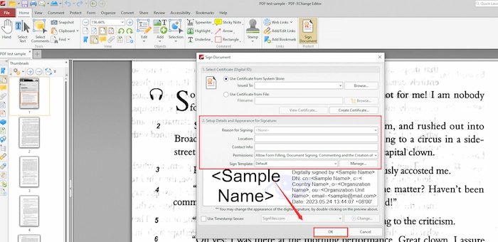 how to add signature to pdf in pdf xchange