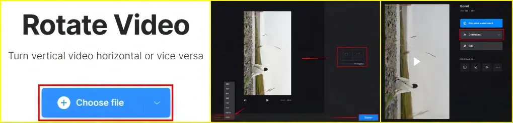 How to convert horizontal video to vertical video?