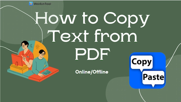 how to copy text from pdf