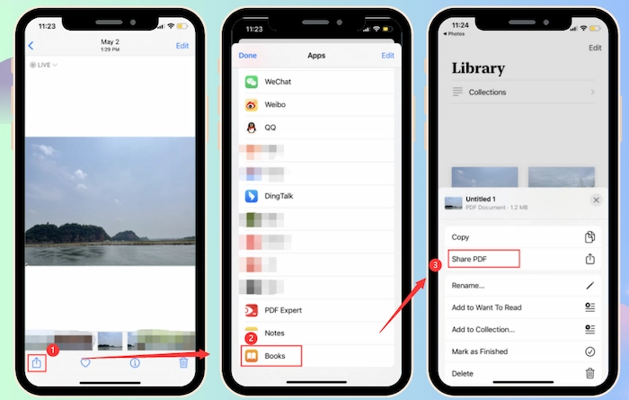 how to create a pdf on iphone