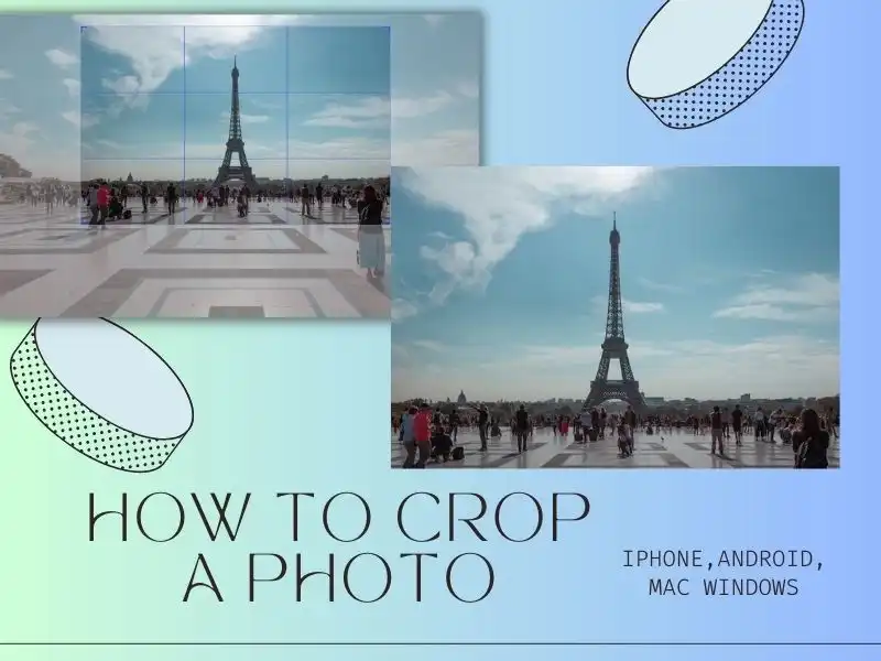 how to crop a photo poster