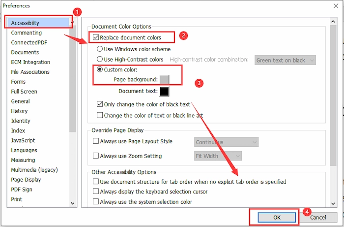 how to darken a pdf in foxit