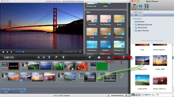 how to make a happy birthday video on mac with iskysoft slideshow maker 1