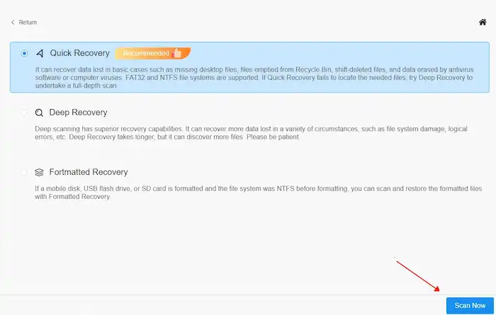 quick deep formatted recovery mac