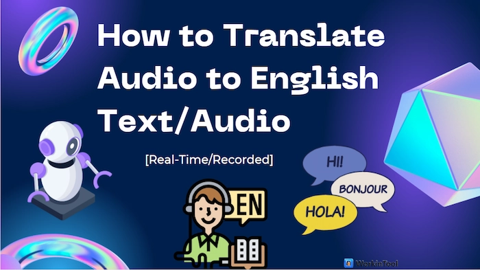 translate audio to english text and audio