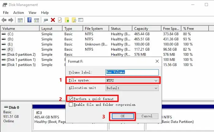 unformat thumb drive by reformatting