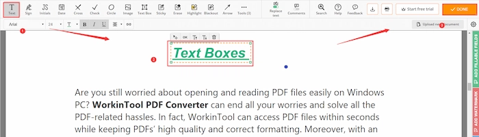 add text box to pdf in pdffiller online