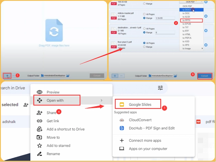 change pdf to google slides in cisdem