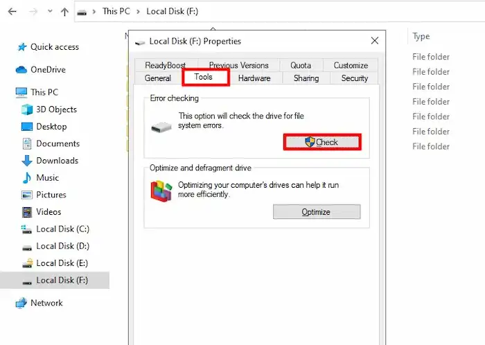 check files missing from external hard drive but taking up space