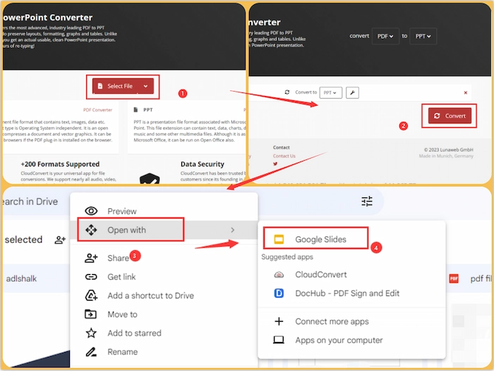 convert pdf to google slides online with cloudconverter