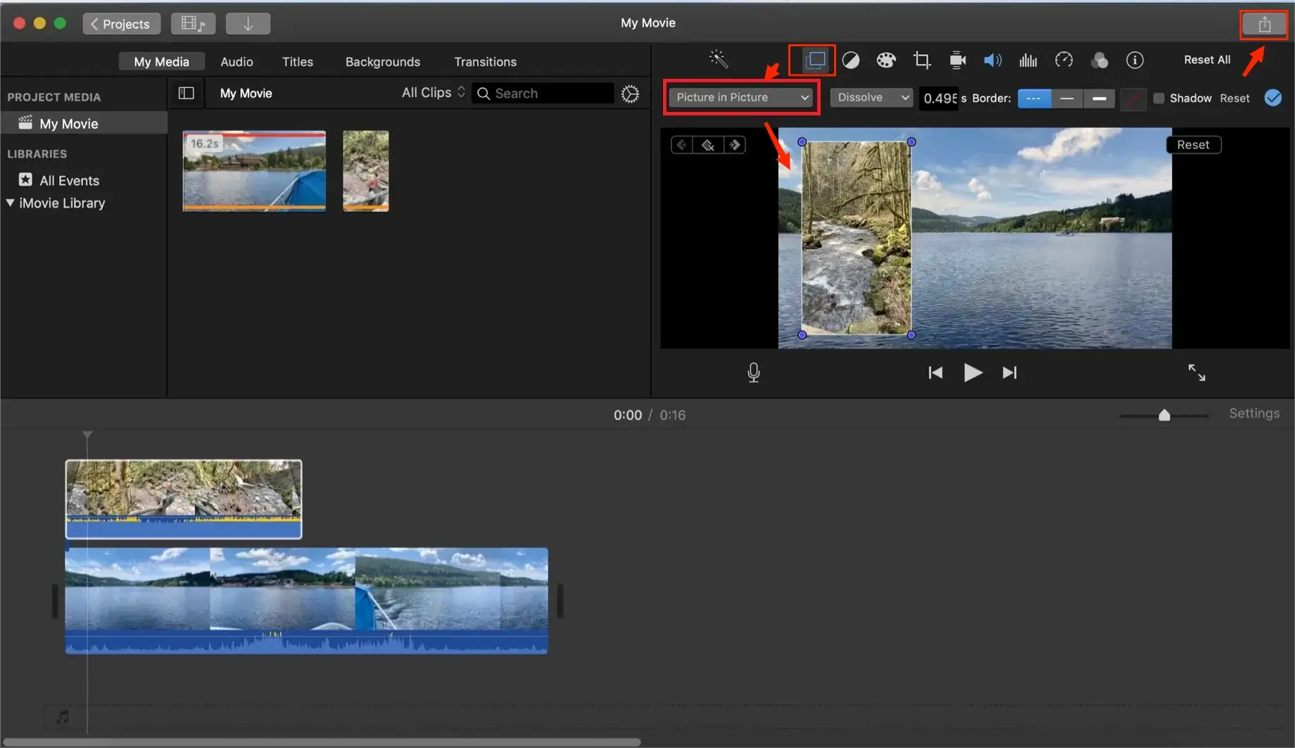 how to add a logo to a video in imovie image logo